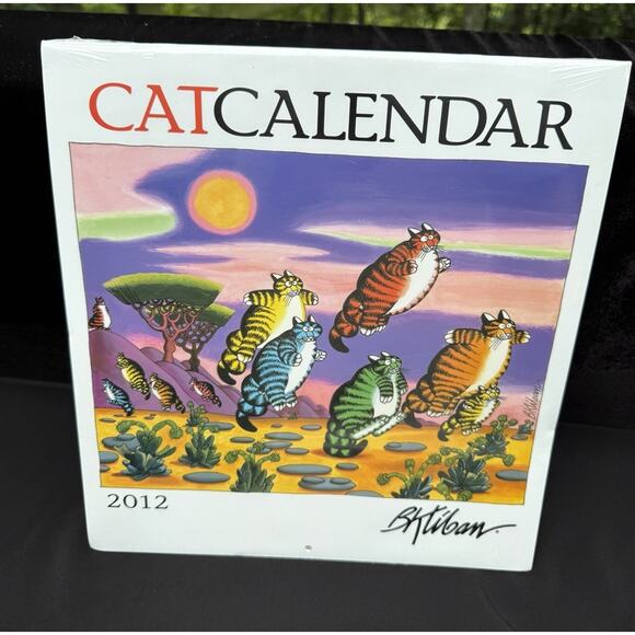 Vintage B. Kliban Cat Calendar Cat Cartoon Framable Art Brand New!  - Picture 1 of 7